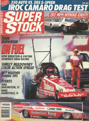 SUPER STOCK 1987 JULY - IROC-Z Tst, LOGE, SS NATS HISTORY, BUD KING 